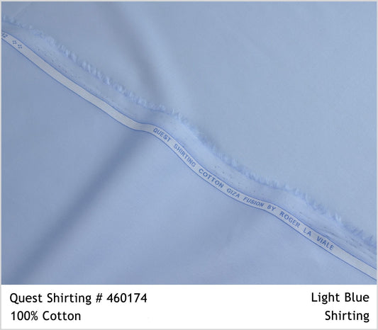 Light Blue 100% Cotton Shirt