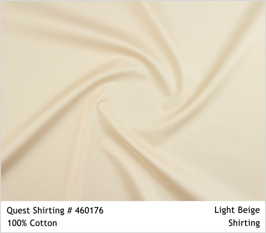 Light Beige 100% Cotton Shirt