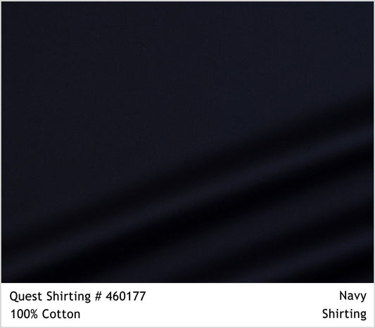 Navy 100% Cotton Shirt