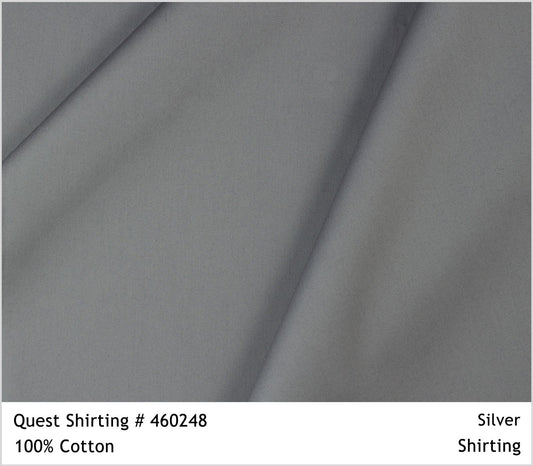 Silver 100% Cotton Shirt