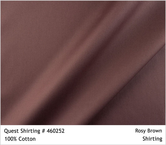Rosy Brown 100% Cotton Shirt