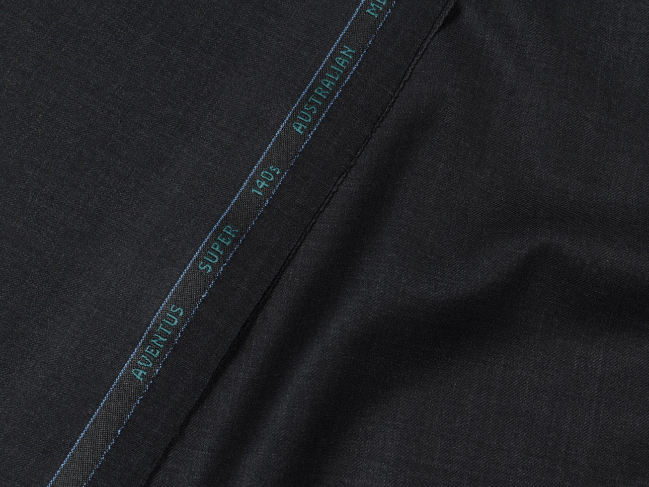 Charcoal Grey Wool Blend Blazer - 2 Button Notch Collar