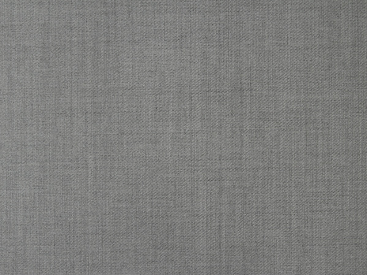 Ash Grey Wool Blend Blazer - 2 Button Notch Collar