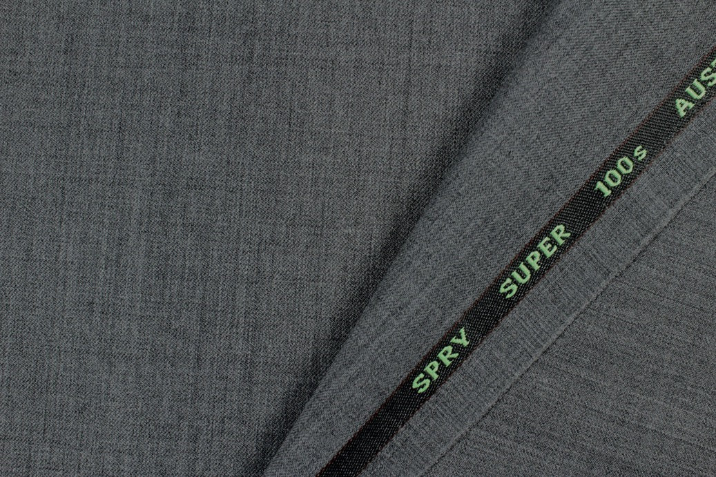 Medium Grey Wool Blend Jacket