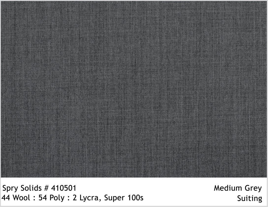 Medium Grey Wool Blend Jacket