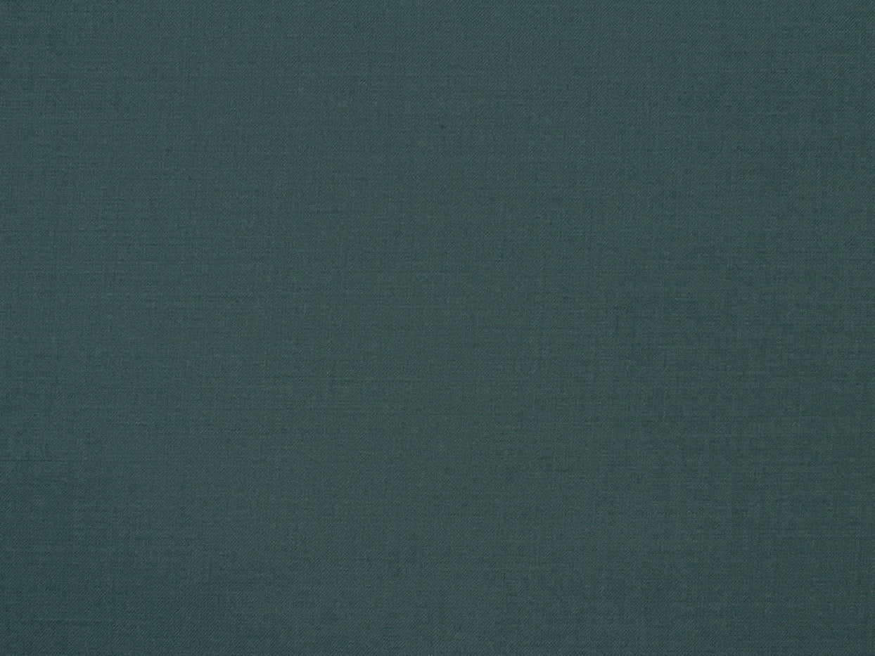 Turquoise Wool Blend Nehru Jacket