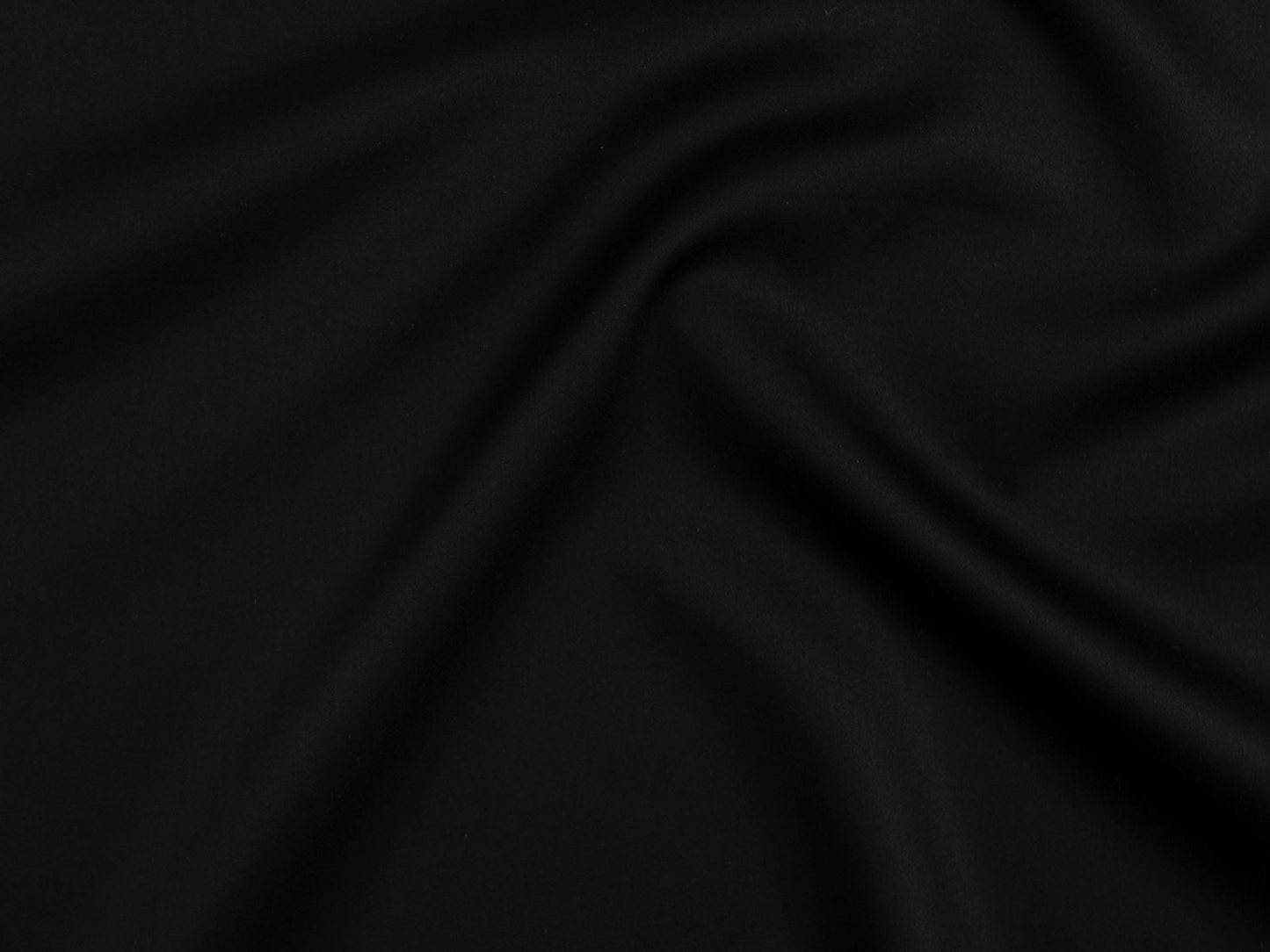 Black 100% Cotton Shirt - Satin Weave