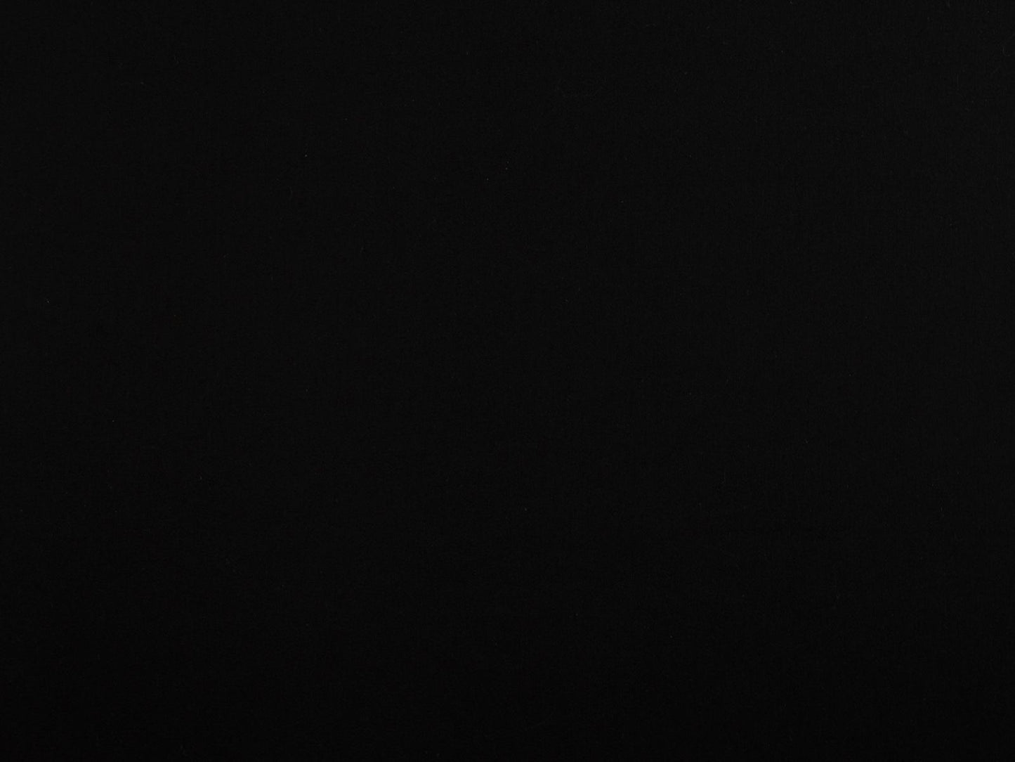 Black 100% Cotton Shirt - Satin Weave