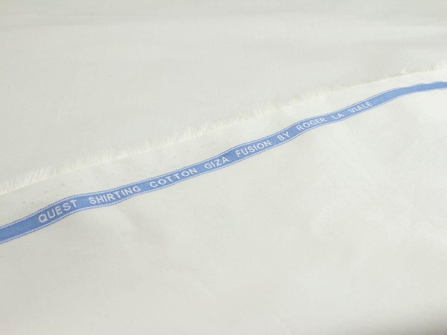 Ecru 100% Cotton Shirt - Satin Weave