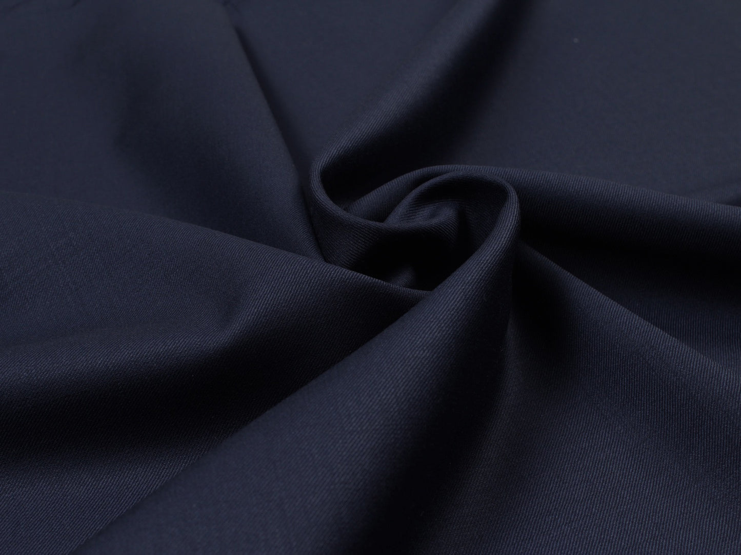 Navy Wool Blend Blazer - 2 Button Notch Collar