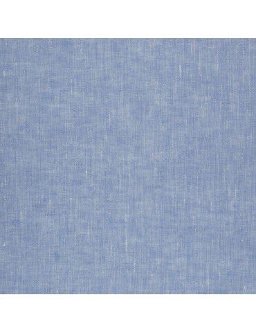 100% Linen - Sky Cornflower Blue
