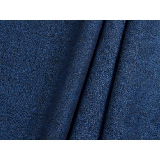 100% Linen - Dark Blue