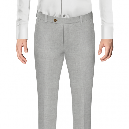 Cloud Grey Formal Trouser