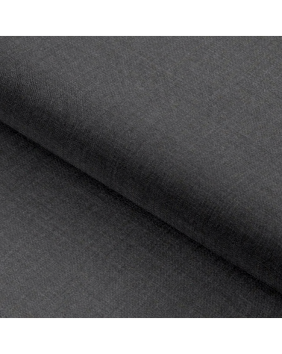Wool Blend Medium Grey Solids Trouser