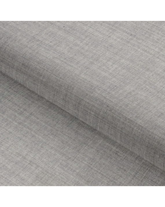 Wool Blend Ash Grey Solids Trouser