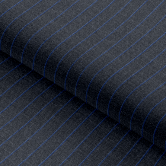 Dark Grey Blue Ombre Stripes